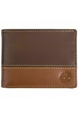 [全新3摺] Timberland Men's Hunter Color-Block Wallet - Brown /Tan